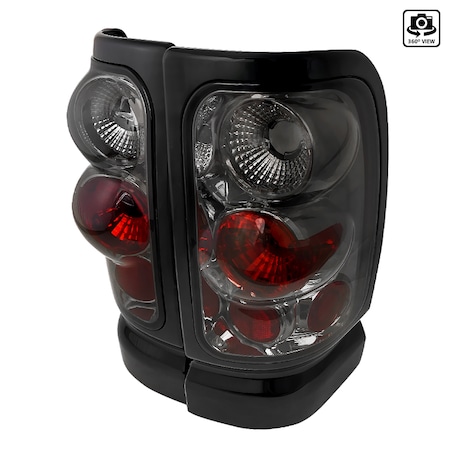 Spec-D Tuning 94-01 Dodge Ram Altezza Tail Light Smoke LT-RAM94G-TM